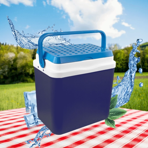 Couvercle pratique avec porte-gobelets et poignée pliante