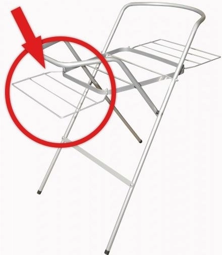 Séchoir pour support de baignoire – blanc