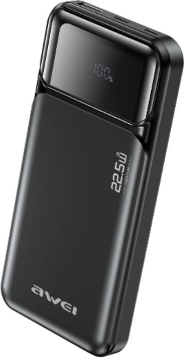 Batterie externe Awei PA-90 22,5 W PD 10000 mAh avec 2 USB-C