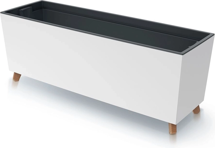 Jardinière avec insert 77 cm blanc URBI CASE N