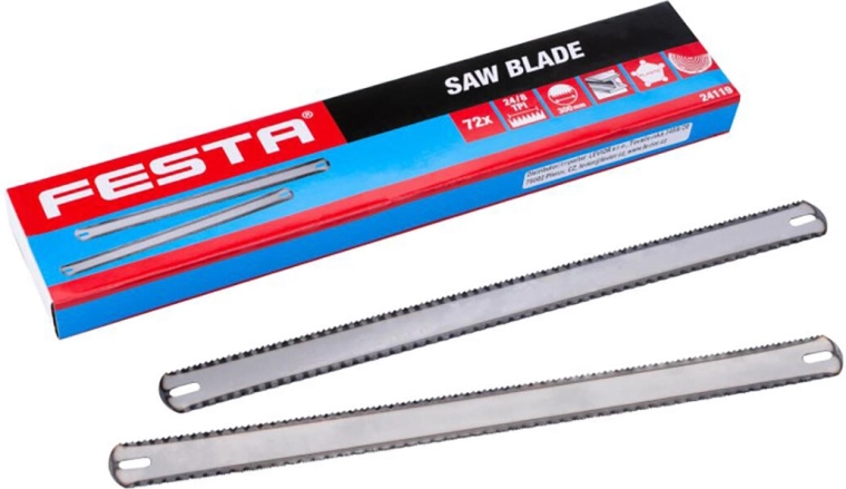 Lame de scie réversible pour métal et bois 300 mm