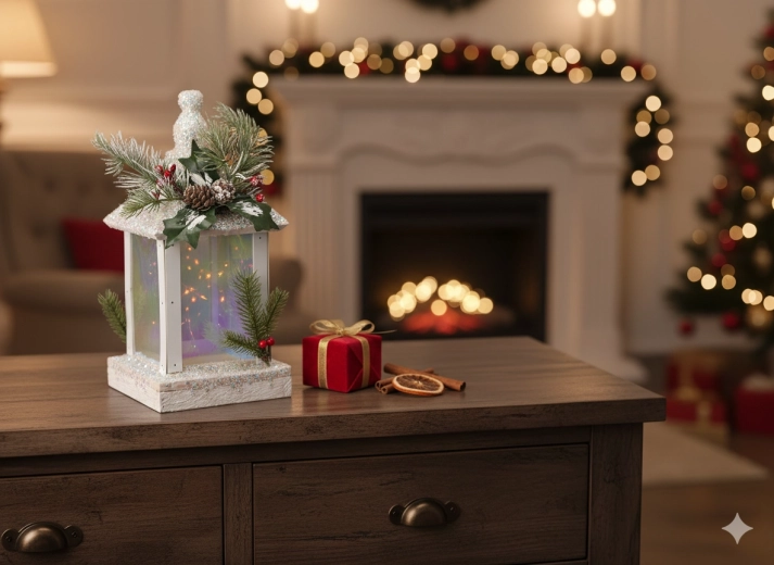 Lumière LED chaude et vacillante