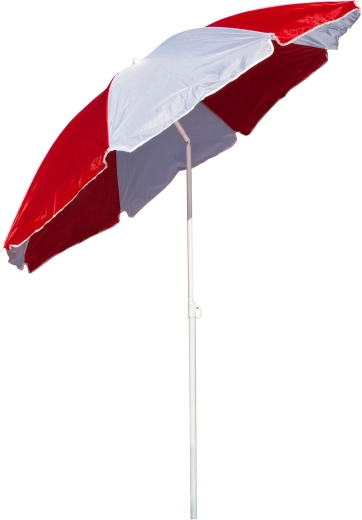 Parasol de plage 180 cm avec articulation, assortiment de couleurs
