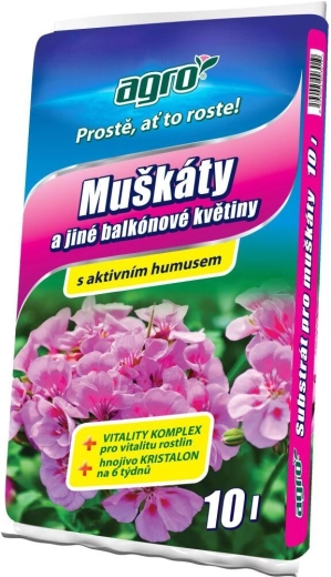 Substrat pour géraniums 10 l Agro