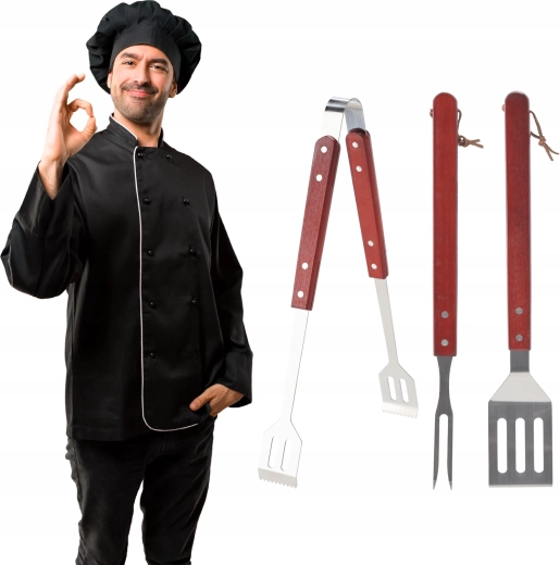 Prise en main sûre grâce aux manches en bois