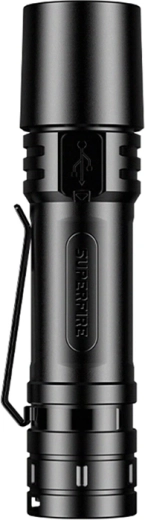 Lampe torche Superfire SF05 avec recharge USB-C 156 lm