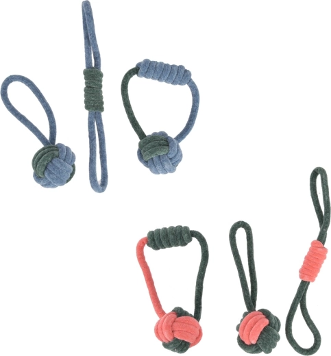 Jouet pour chien – corde tressée en polyester pour le tir à la corde (6 variantes)