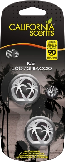 Diffuseur parfumé pour grille d’aération California Scents Mini Diffuser Ice