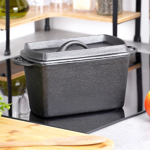 Utilisation polyvalente sur la plaque et au four