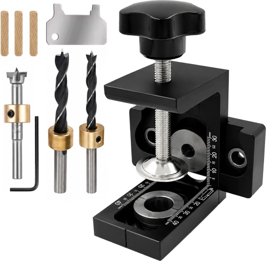 Gabarit de menuiserie Renew Force 3 en 1 pour assemblages à tourillons et excentriques