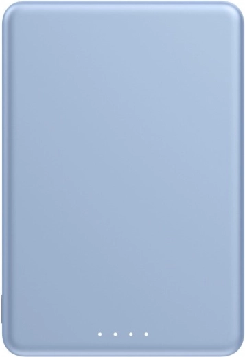 Powerbank magnétique super slim 5000 mAh bleue