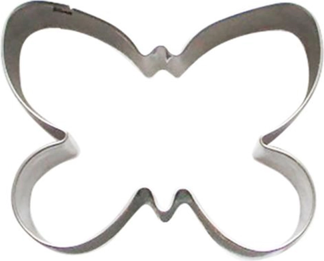 Emporte-pièce papillon en inox 5–6 cm