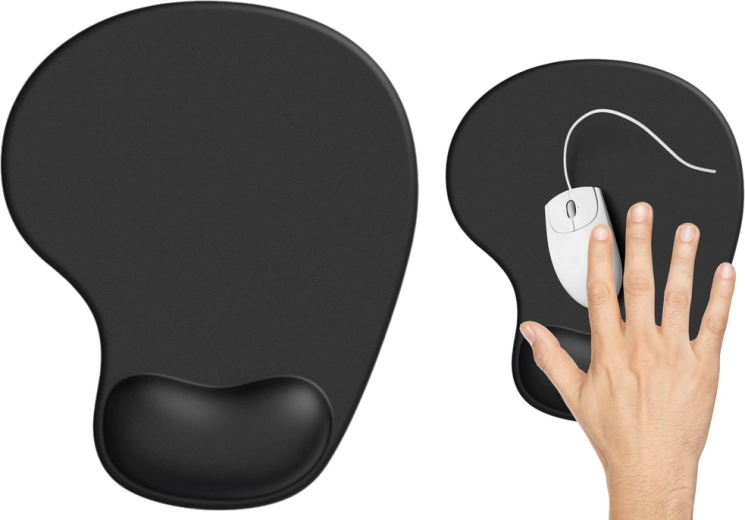 Tapis de souris ergonomique avec repose-poignet - 1 pièce