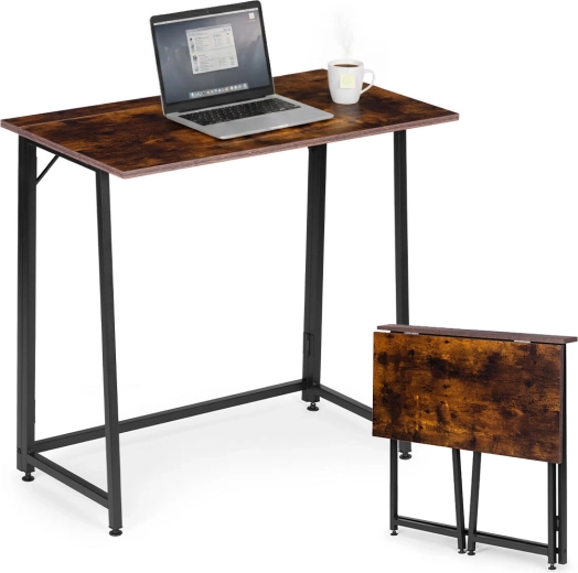 Bureau pliant 80 × 45 cm au style loft MODERNHOME