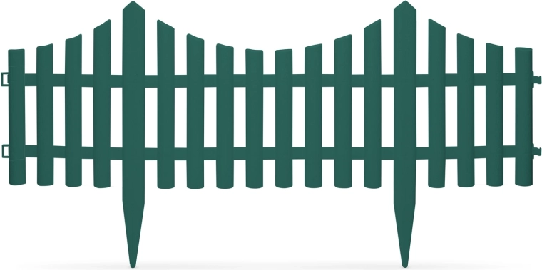 Bordure de jardin en plastique verte 60 × 23 cm