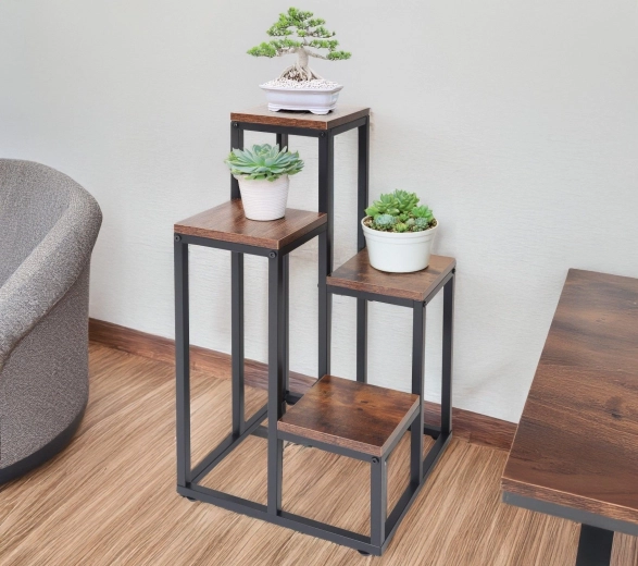 Étagères décor chêne antique
