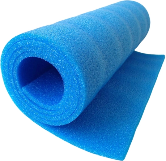 Tapis de sol Acra pour aérobic 8 mm 90 × 50 cm bleu - 1 pièce