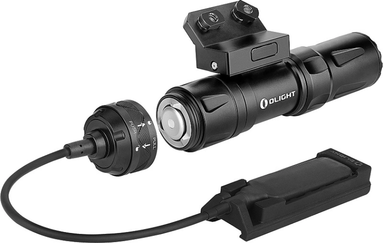 Montage rapide sur Picatinny et commande à distance