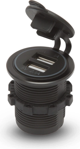 Deux ports USB pour la recharge