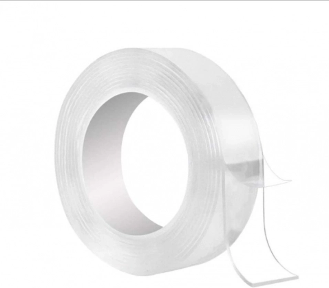 Ruban adhésif double face réutilisable – 3 m