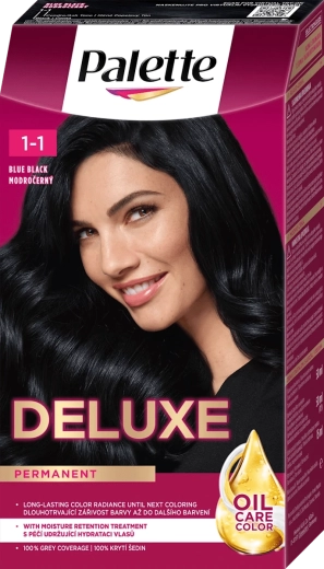 Palette Deluxe coloration permanente bleu-noir 50 ml