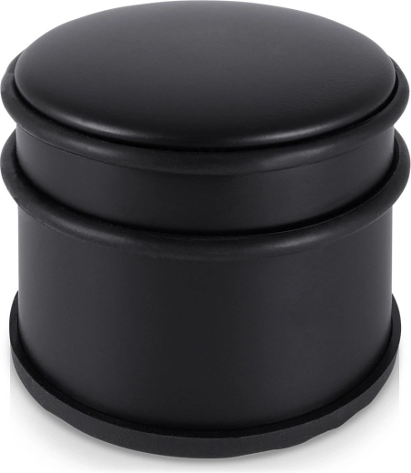 Butée de porte en acier noire 9 cm