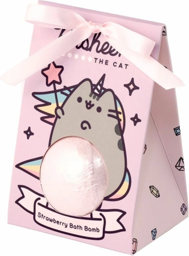 Pusheen The Cat boules de bain effervescentes parfum fraise, 6×55 g