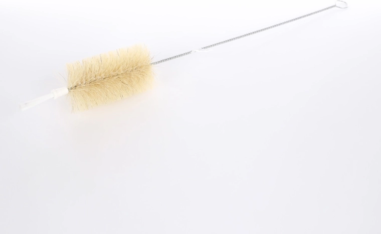Brosse pour bouteilles en poils naturels clairs 1 l