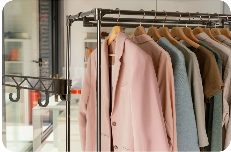 Crochets latéraux pour accessoires