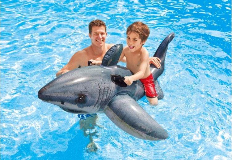 Requin réaliste avec poignées solides