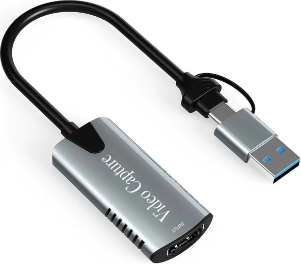 Carte d'acquisition HDMI RENEW FORCE avec USB-A et USB-C