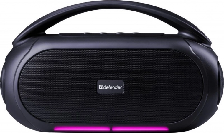 Enceinte Bluetooth portable Beatbox 12, 16 W, noire, éclairage LED