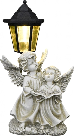 Design de recueillement avec deux anges