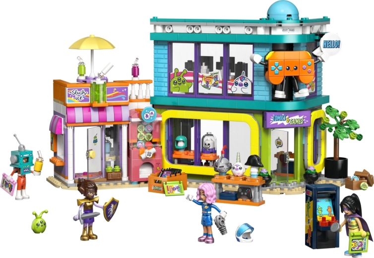 Une boutique remplie de jeux et d’histoires de comics