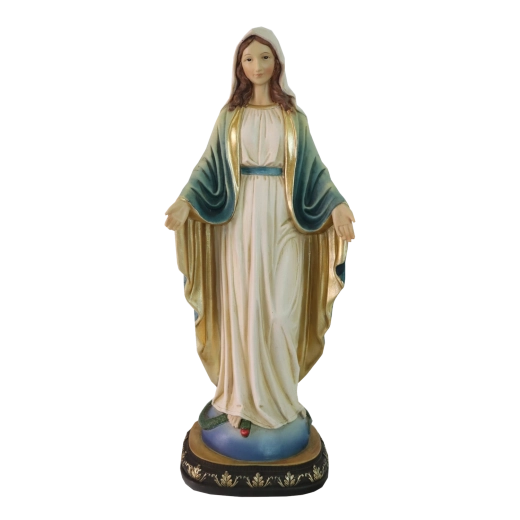 Figurine de la Vierge Marie pour crèche en résine 31 cm