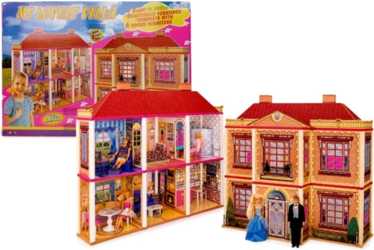 Maison de poupées pour poupées de 29 cm