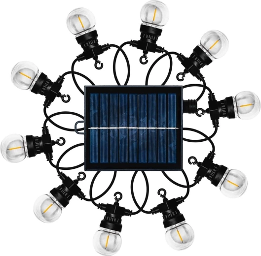 Guirlande lumineuse solaire de fête Retlux avec 10 ampoules LED
