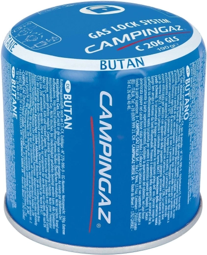 Cartouche Campingaz C206 GLS avec valve de sécurité Gas Lock