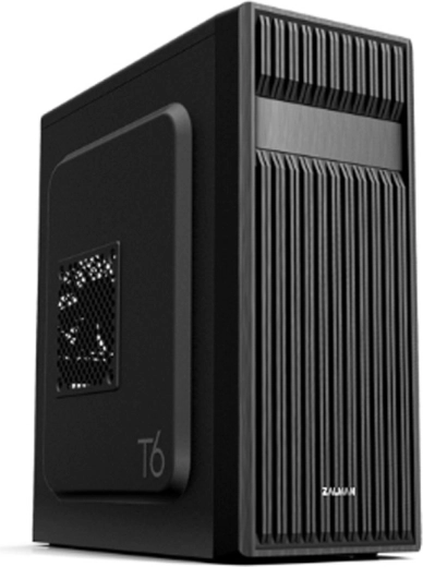 Boîtier PC T6 ATX Mid Tower avec ventilateur 120 mm et ODD