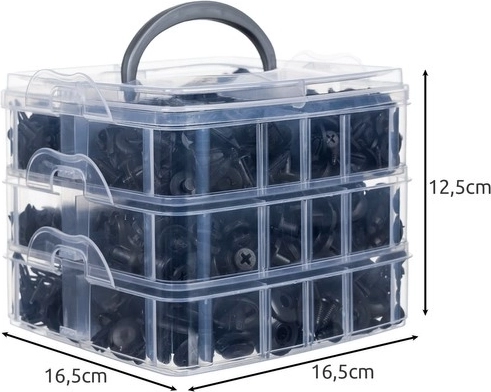 Organiseur à trois niveaux pour un rangement clair