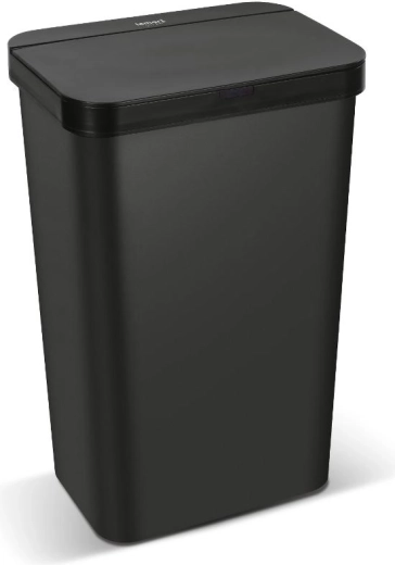 Poubelle sans contact Lamart avec capteur, 50 l, noire