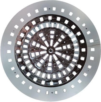 Filtre anti-impuretés chromé 8,3 cm (2 pcs)