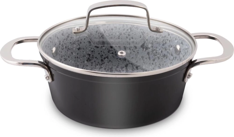 Casserole en granit Lamart avec couvercle, 20 cm