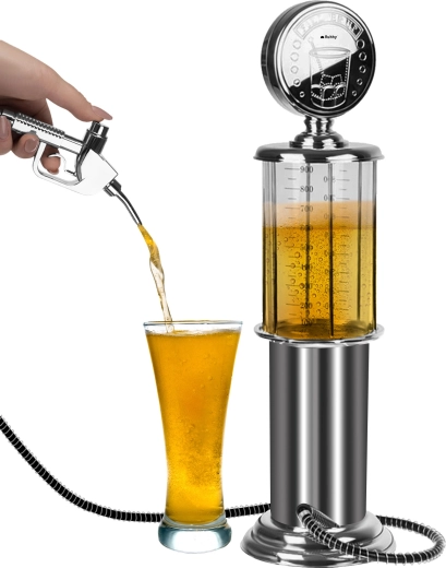 Distributeur de boissons rétro style station-service 1 l