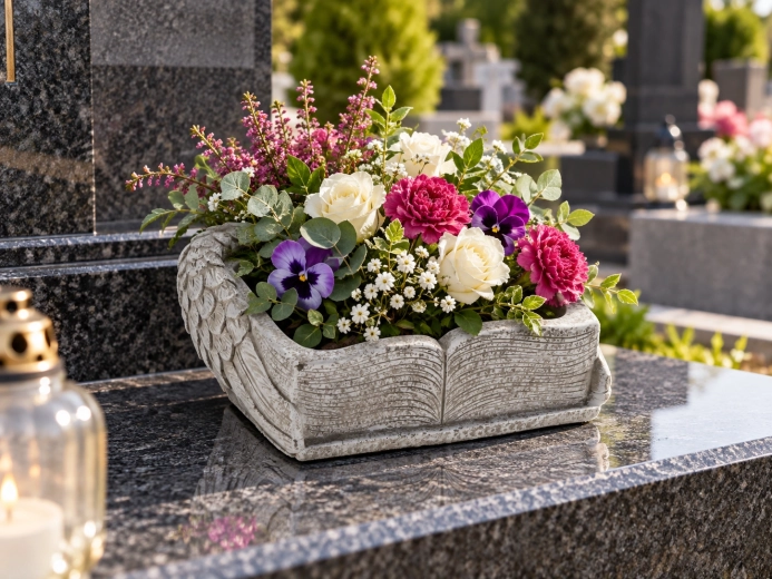 Espace pour une décoration florale