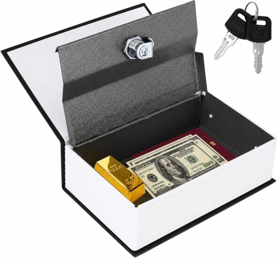 Coffret en métal avec serrure à clé