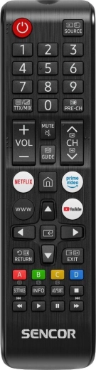 Télécommande infrarouge de base d'origine Sencor SLE Tizen Basic Remote V1