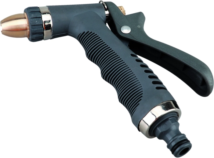 Pistolet arroseur avec réglage, métallique chromé J.A.D. Tools