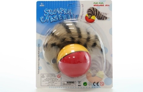Jouet interactif furet avec balle