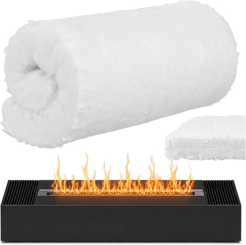 Insert (tapis) en céramique Kaminer pour cheminée au bioéthanol 20 × 30 × 3 cm - 1 pièce
